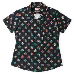 Spider-man|Marvel|Marvel Your Friendly Neighborhood Spider-Man "Allies and Archenemies" – Women's KUNUFLEX Short Sleeve Shirt